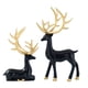 thumbnail image 5 of Christmas Resin Crafts European And American Style Home Decoration Electroplating Couple Deer Living Room TV Cabinet Home Furnishings, 5 of 5