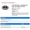 thumbnail image 2 of Front Brake Rotor - Compatible with 2005 - 2019 GMC Sierra 1500 2006 2007 2008 2009 2010 2011 2012 2013 2014 2015 2016 2017 2018, 2 of 2