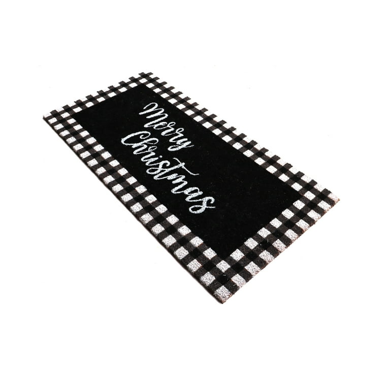 Black and Friday Deals 2023 LSLJS White Christmas Door Mat Kitchen