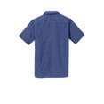 thumbnail image 5 of Port Authority S662 Textured Camp Shirt, Royal, 2XL, 5 of 5