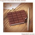 thumbnail image 4 of Chocolate Scented Taste Memo Pad, 80 Sheets Self-Adhesive Reusable Small Notebook, Writing Creative Mini Notebook for School Office..., 4 of 5