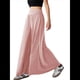 thumbnail image 3 of Pantalones Anchos para Mujer, Cintura Alta Elástica, Informales, Holgados, Estilo Palazzo, con Bolsillos, Holgados, Largos, de Otoño Rosa L, 3 of 7