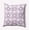 Purple, variant on 20" x 14" Simply Daisy Flowers on Gingham Polyester Indoor/Outdoor Pillow, Purple Qty 1