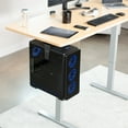 thumbnail image 4 of VIVO Black Under-Desk and Wall PC Mount, Computer Case Holder with 135 Swivel, 4 of 7