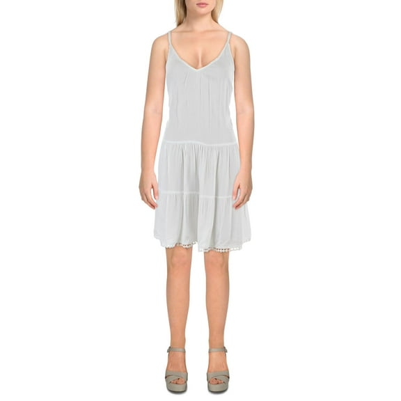 Raviya Womens Lace Trim Above Knee Sundress