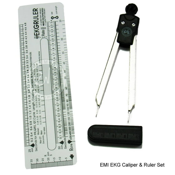 Scrubsmart Ekg Caliper And Ekg Ruler