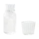 thumbnail image 2 of Jarra de agua de vidrio de borosilicato, jarra de vidrio con rayas verticales, jarra de vidrio con taza a juego, jarra de agua con infusor de frutas, hervidor de agua de vidrio, 2 of 9