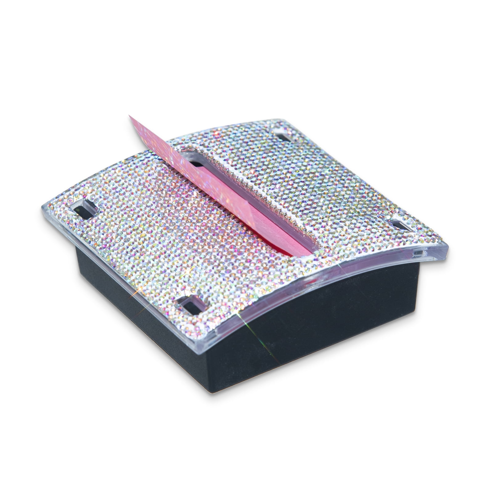 Bling Holder Note Dispenser,SelfStick Note Pad Holders Memo for Office Home Schools Desk