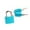 Sky Blue, variant on Mini Keyed Padlock with 2 Keys, Suitcase Locks Mini Padlocks 1.18 x 0.9 inch Small Metal Locks for Gym Locker, Toolbox, Luggage and Laptop Bag