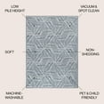 thumbnail image 3 of JONATHAN Y WASHABLE 5 x 8 Area Rug, Vector Coastal Geometric - Blue/Cream, WSH313A-5, 3 of 9