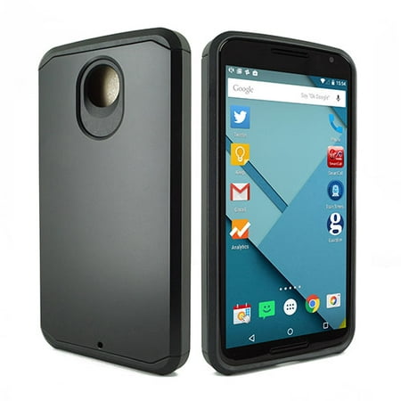 Motorola Google Nexus 6 TPU Slim Rugged Hard Case Cover (Best Nexus 6 Case)