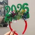 thumbnail image 5 of Sparkly Year Headband Party Hair Glitter Headpiece For Girls Festive Celebration Crafted For And Style, 5 of 5