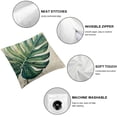 thumbnail image 6 of nygtbtfer Home Decorative Throw Pillow Covers Set of 2 Cushion Case Plant Leaf Pillowcase White, 6 of 7
