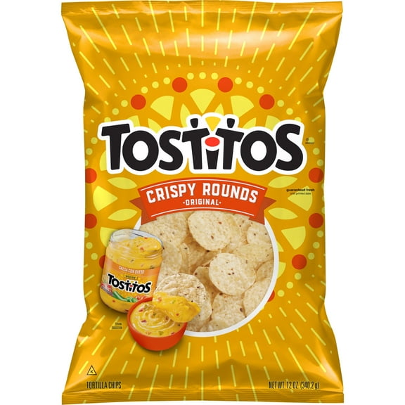 Tostitos Tortilla Chips Crispy Rounds, 12 oz Bag - 4 Pack