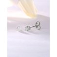 thumbnail image 2 of 14k White Gold 3/8Ct TDW Round-Cut Diamond Solitaire Stud Earrings, 2 of 6