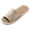 A01 Beige, variant on Womens and Men Slippers Open Toe Breathable Linen Slides Sweat Absorbing Flax Footbed Anti Skid Indoor Bedroom Shoes Unisex Lightweight Casual Summer Home Scuff Footwear