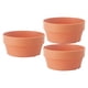 thumbnail image 2 of 3 cestas de flores de arcilla sintética, macetas redondas de plástico japonesas, recipientes para jardín interior y exterior (naranja, 18 cm), 2 of 4