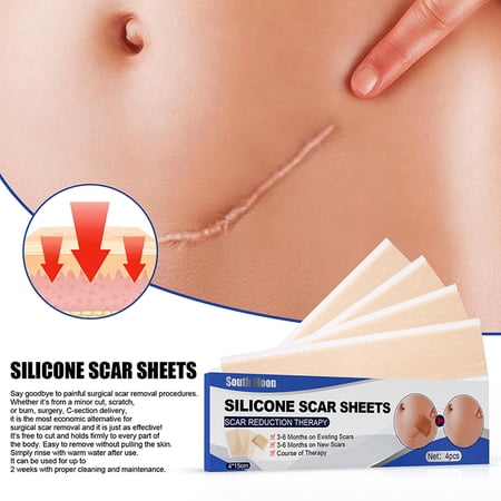 Surgery Scar Removal Sticker Sheet Patch Silicone Gel Scars Treatment Efficient
