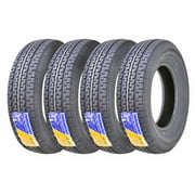 Free Country Trailer Tires ST 205/75R15 8 Ply /Load Range D w/Scuff Guard, Set 4