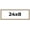 Liscio Argeto, variant on 24x8 Frame Silver Real Wood Picture Frame Width 0.75 Inches | Interior Frame Depth 0.5 Inches |