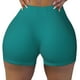 thumbnail image 2 of Fotbe Teal Shorts Sin Costuras – Shorts Deportivos de Cintura Alta para Mujer, Elásticos para Gimnasio, Yoga, Running o Ciclismo-Medium, 2 of 8