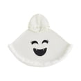 thumbnail image 7 of Halloween Hooded Poncho for Kids Fluffy Pumpkin Face Hooded Poncho (White), 7 of 7