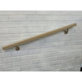 thumbnail image 2 of Aluminum Handrail Direct AHR Aluminum Wall Handrail w/ Mounts (3' Length,Clay) USA Made, 2 of 5