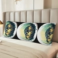 thumbnail image 6 of Disketp Watercolor Turtle3 Print Body Pillow Cover - Super Soft 20x54 Body Pillow Case,Long Side Hidden Zipper, 6 of 8