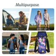 thumbnail image 6 of Bulopur Starry Cloud Axolotl Print Kids Backpack Set 4 Pcs Waterproof Kids School Bag with Lunch Box, Pencil Case and Water Bottle Cover for Axolotl Lovers Young Girls, 6 of 8
