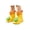 Yellow, variant on Boys Girls Waterproof Rain Boots Kids Toddler Solid Color Boots