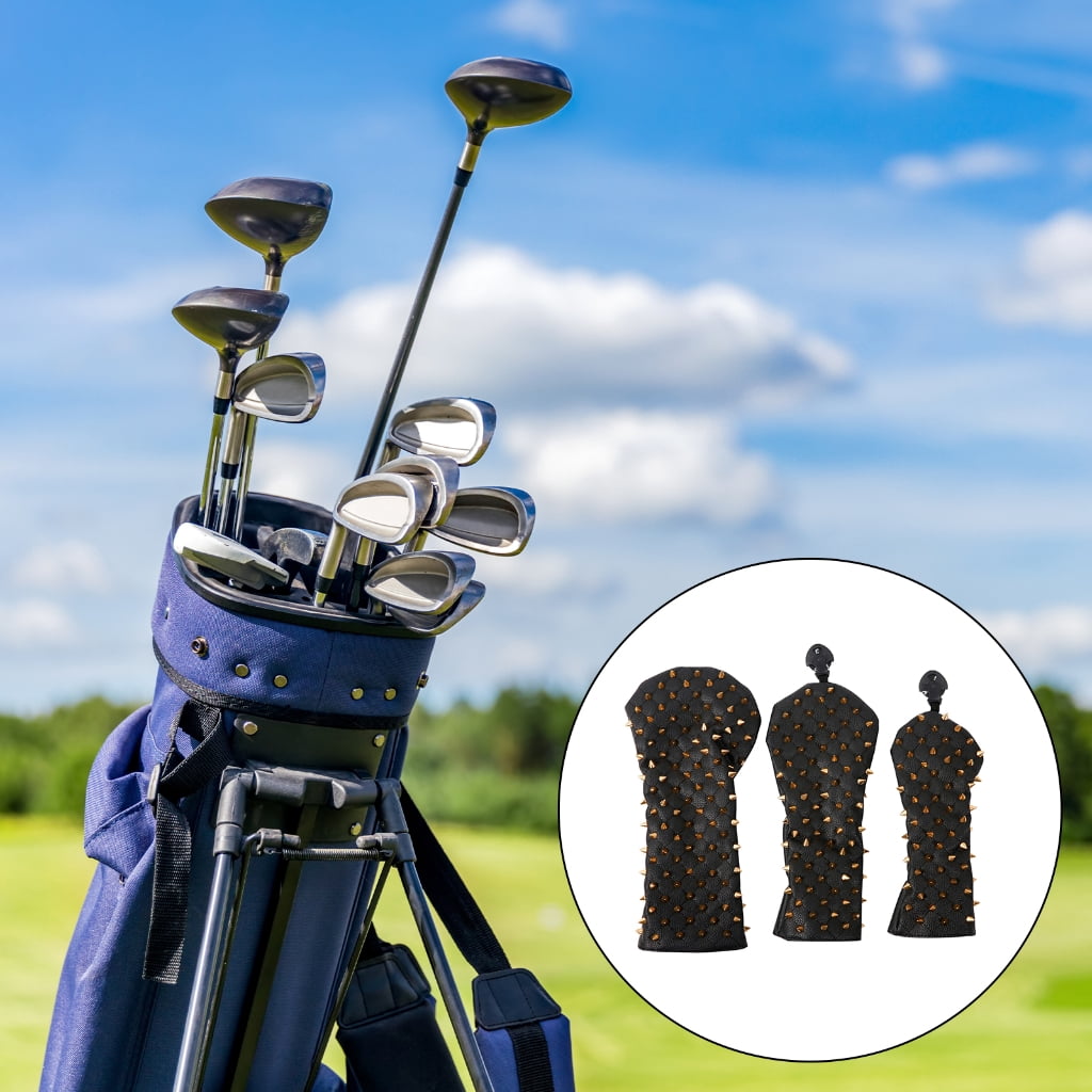 Jesscasday Golfs Club Cover Golfs Iron Headcover Golfs Club Head Cover Golfs Gifts for Men Women Golfs Driver Golfs Putter Cover