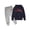 Navy, variant on GobdXE Girls 2 Piece Outfit Hawaii Arc Letter Print Hoodie Jogger Pants Warm Fall Winter Sweatsuit Tracksuit 13-14 Years,Red