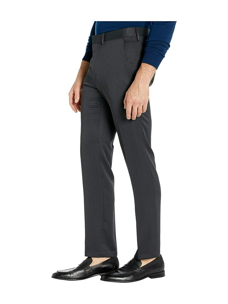 slim fit dress slacks Kenneth Cole Reaction Men's Slim-Fit Stretch Check Dress Pants MSRP $9 –  DGFOutlet main image 1