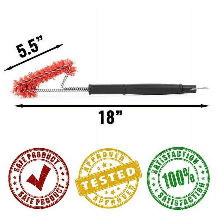 Grill Brush and Scraper Bristle Free – Safe BBQ Brush for Grill Stainless  Grill Grate Cleaner - Safe Grill Accessories for Porcelain/Weber