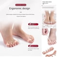thumbnail image 3 of 4 Pairs Toe Separator Toe Protector, Silicone Toe Spacer Separator for Hallux Valgus Correction, 3 of 5