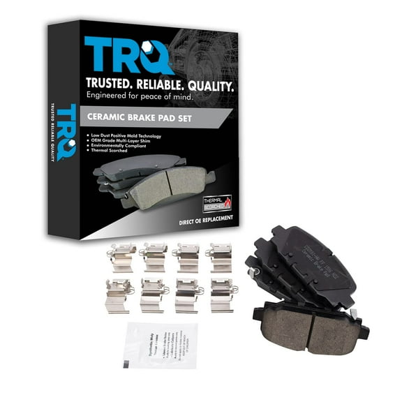 TRQ Rear Ceramic Brake Pads Fits 2018-2022 Jeep Compass BFA27048