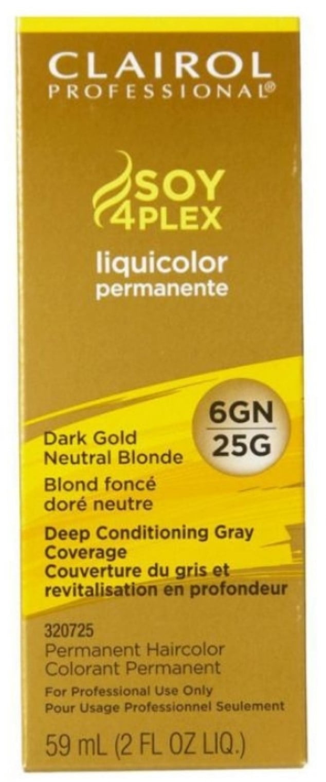 Clairol Professional Permanent Liquicolor, Dark Gold Neutral Blonde, 2 ...