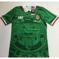 thumbnail image 3 of Copa Del Mundo 1998 Retro México Fútbol Local Lejos Jerseys De Manga Larga jersey Depangjing, 3 of 4