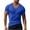 Blue, variant on tklpehg Tshirts for Men Summer Business Basic Tops V-Neck Classic Solid Color Shirts Casual Slim Fit Tops Short Sleeve Shirts (Army Green,XXL)