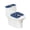 Christmas Snowman Pattern, variant on HELLHERO Turkey and Maple Leaf Pattern Toilet Seat Covers Set Stretch Toilet Lid Seat Cover & Pack of 2 Fits All Toilet Shapes Soft