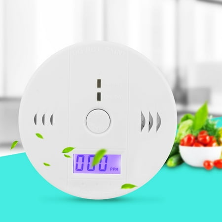 LCD CO Carbon Monoxide Smoke Detector Poisoning Gas Warning Sensor Alarm, Gas Alarm, Gas (Best Place To Put Co Detector)