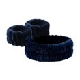 thumbnail image 1 of Diademas de vellón de Coral para mujer, bandas para el pelo impermeables, pulseras absorbentes, conjunto de accesorios para el cabello, 1 of 4