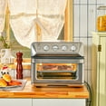 thumbnail image 3 of Costway 21.5QT Air Fryer Toaster Oven 1800W Countertop Convection Oven w/ Recipe, 3 of 12