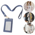 thumbnail image 2 of Funda para tarjeta de identificación con cordón, protector de insignia reutilizable, funda para tarjeta, soporte para tarjeta de identificación, 2 of 5