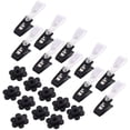thumbnail image 1 of Paquete de 20 tapones de goma para bandera de jardín y clips de plástico, accesorios para postes de bandera de jardín oso de fresa Juguete, 1 of 4