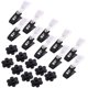 thumbnail image 1 of Paquete de 20 tapones de goma para bandera de jardín y clips de plástico, accesorios para postes de bandera de jardín oso de fresa Juguete, 1 of 4