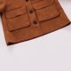 thumbnail image 4 of Gibobby Chamarra de invierno para niños y niñasAbrigo de invierno para niños y niñas, chaqueta a de viento, ropa de abrigo cálida para niños con bolsillo(Marrón, 5-6 Años), 4 of 5
