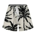 thumbnail image 4 of JIKNTTR Boxer Shorts For Women Fashionable Printed Drawstring Shorts Summer Elastic Waist Casual Lightweight With Pockets Elastic Waist Drawstring Comfy Shorts, 4 of 4