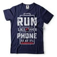 thumbnail image 4 of Funny Joke Shirt Run Like Your Phone Is At 1% Shirt Humorous Gifts Running Shirt Phone Battery Shirt (3X-Large Military Green), 4 of 6
