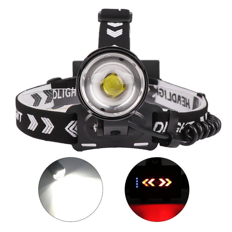 XHP90 XHP70.2 LED Headlamp USB Rechargeable Zoom Headlight Torch Lamp Fish Light